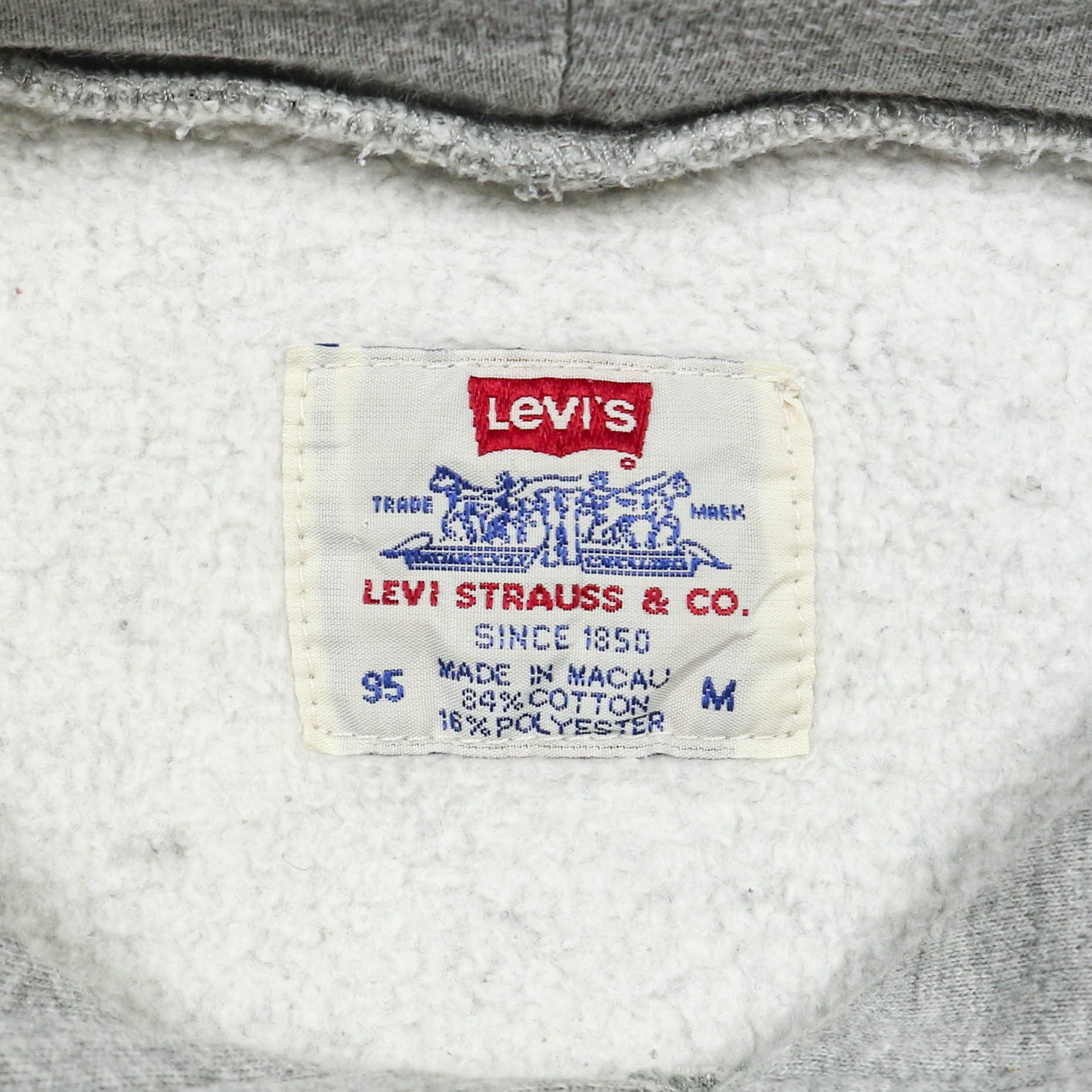 90s Levi's Logo Embroidery Hoodie Size S