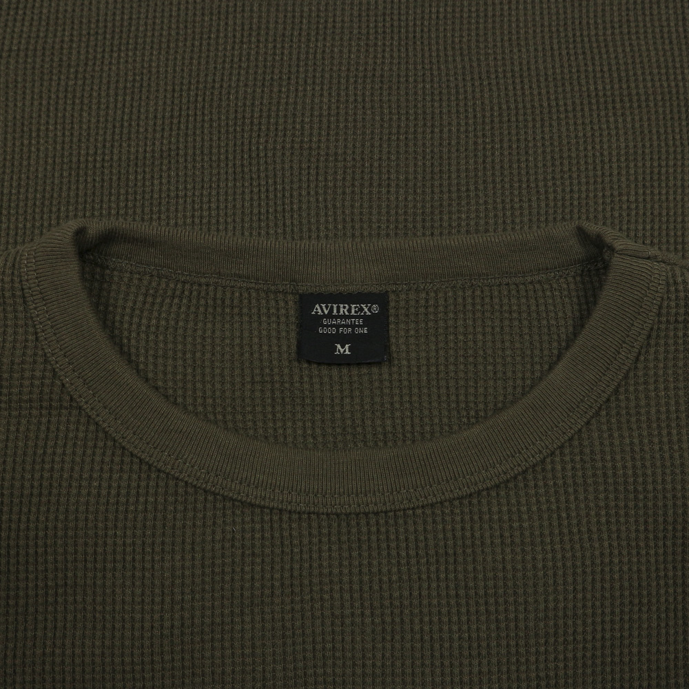 Avirex Olive Waffle USAF Graphic T-Shirt Size M