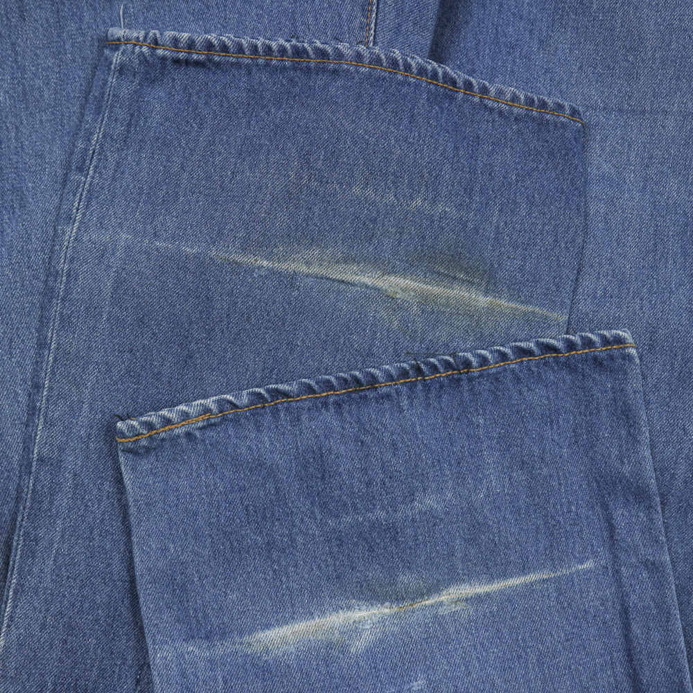 Vtg 80s Vicerer Denim Bell Bottom Jeans Size 33