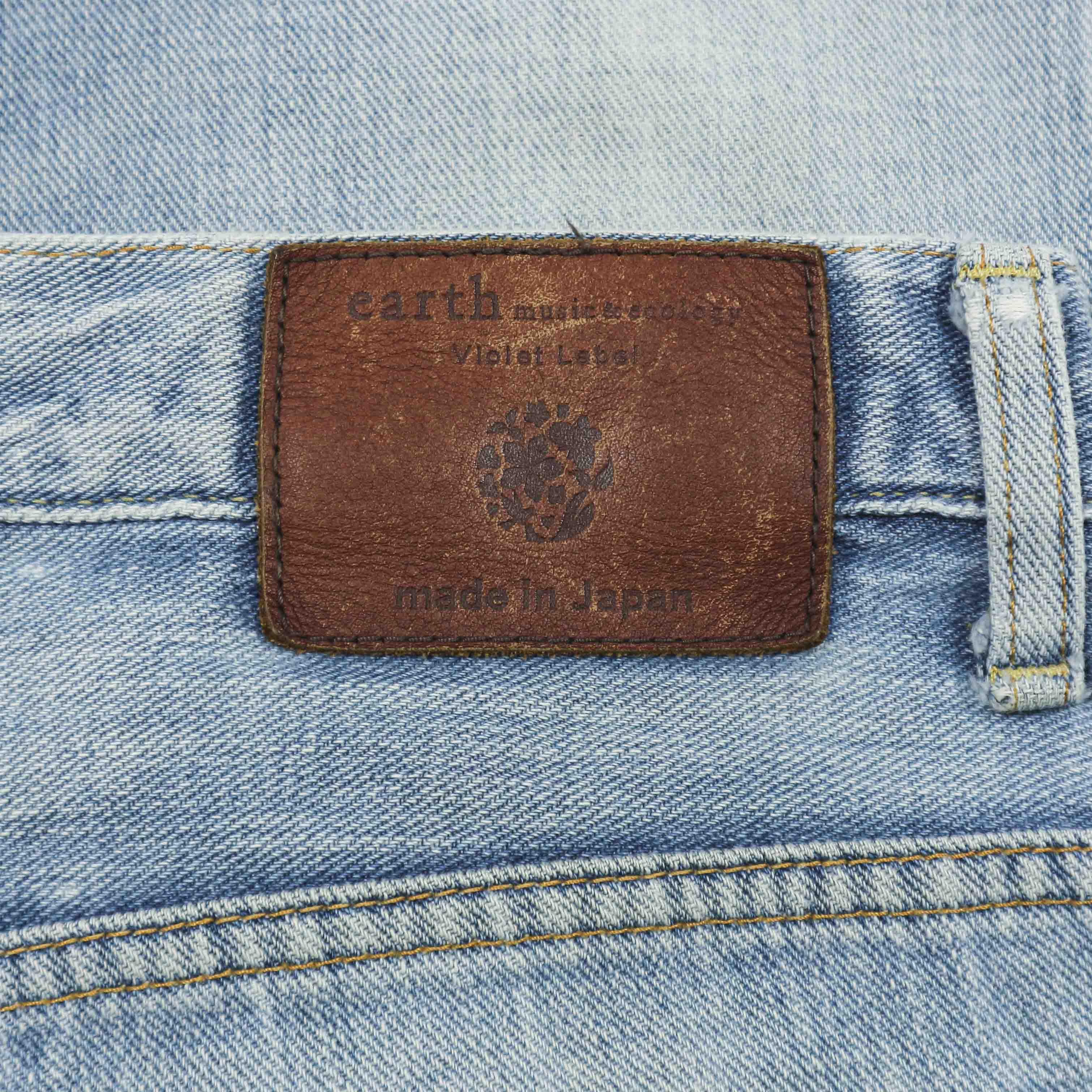 earth music & ecology Japan Selvedge Denim Jeans Size 31