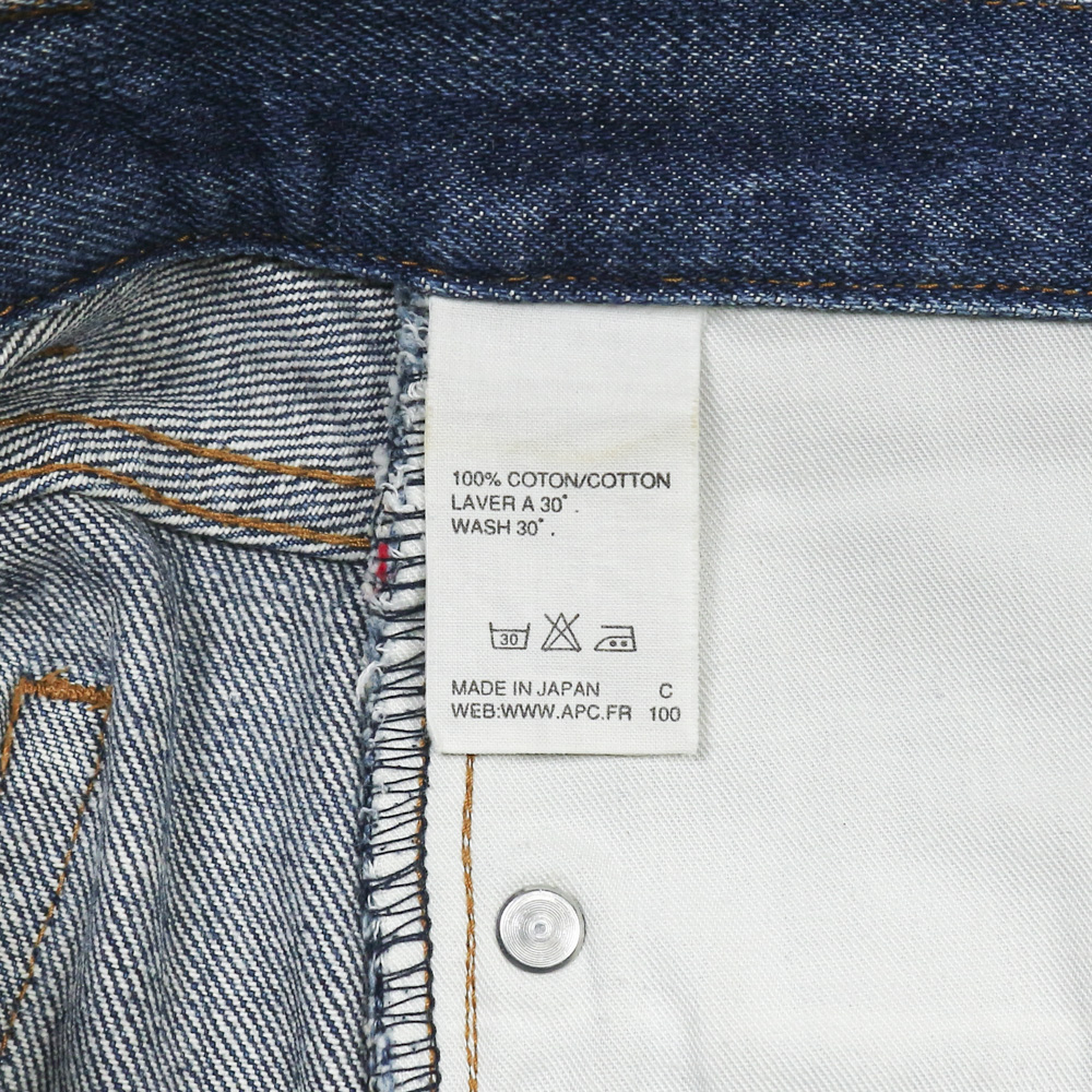 Faded A.P.C. Made in JP Selvedge Denim Jeans Size 29