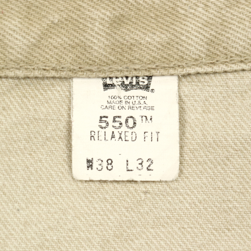 90s Levi's 550 Made in USA Denim Jeans Size 38