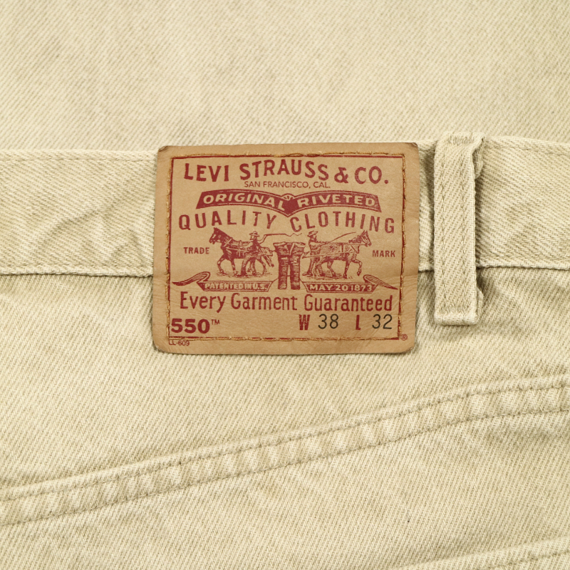 90s Levi's 550 Made in USA Denim Jeans Size 38