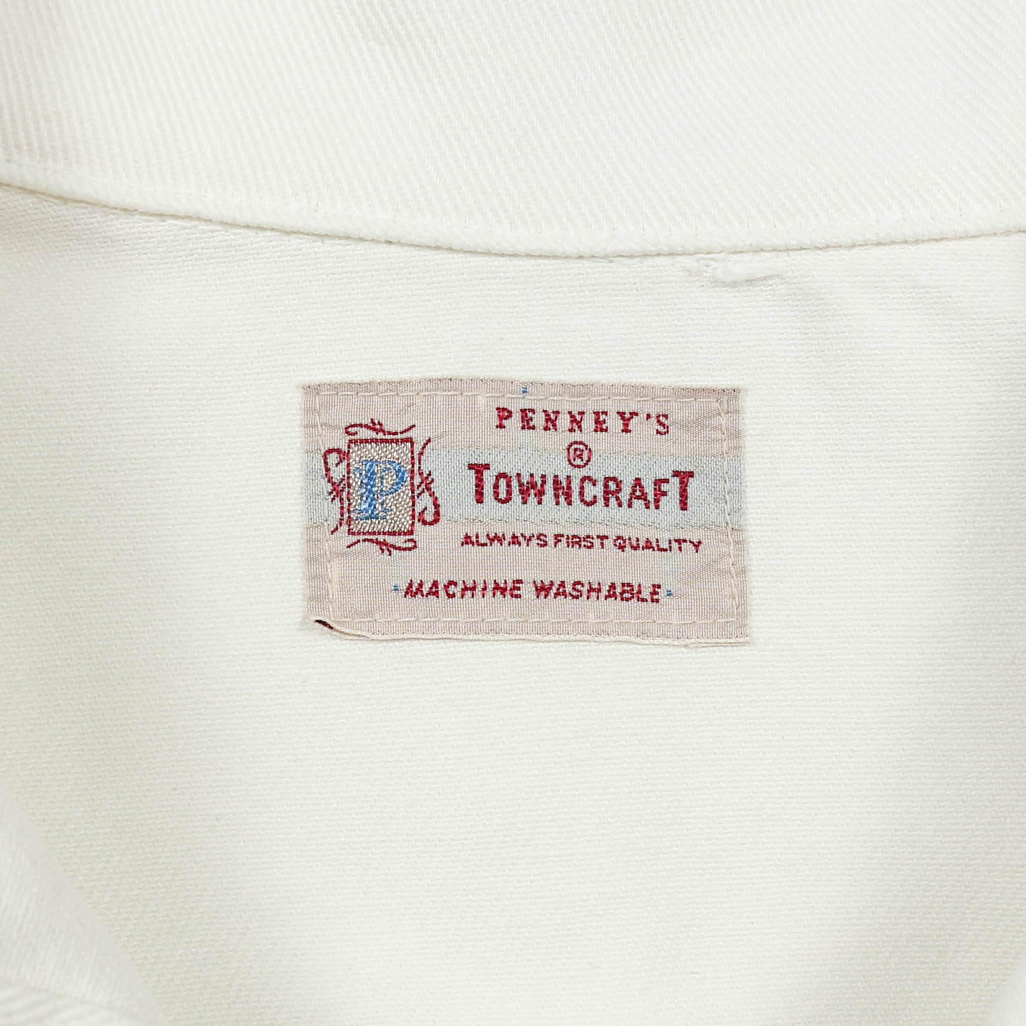 Penney's Towncraft x Freak’s Store White Denim Jacket Size M