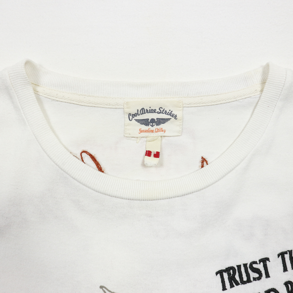 Cool Drive Strikes Brand Embroidery T-Shirt Size L
