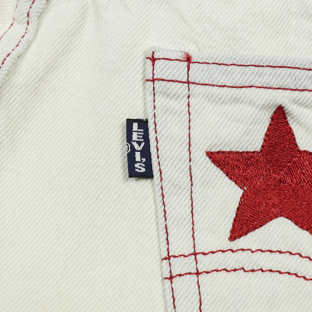 Levi's Made & Crafted 501 White Selvedge Denim Women Size 26