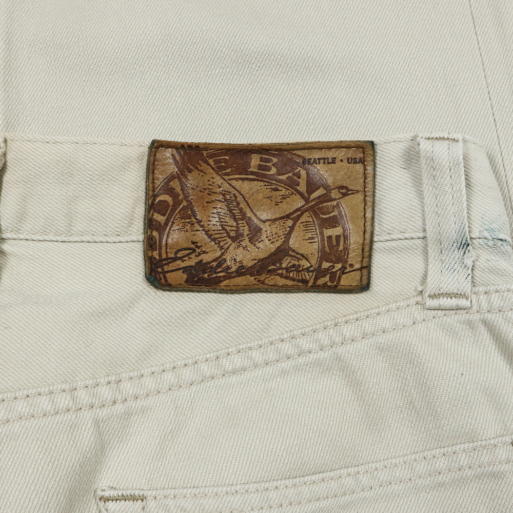 Eddie Bauer Cream White Selvedge Denim Jeans Size 29