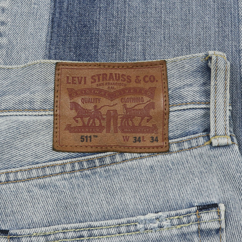 Levi's 511 Custom Patch Denim Jeans Size 34