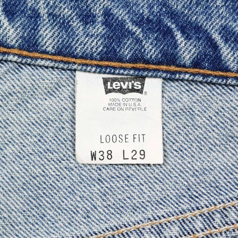90s Levi's 546 Made in USA Denim Jeans Size 38