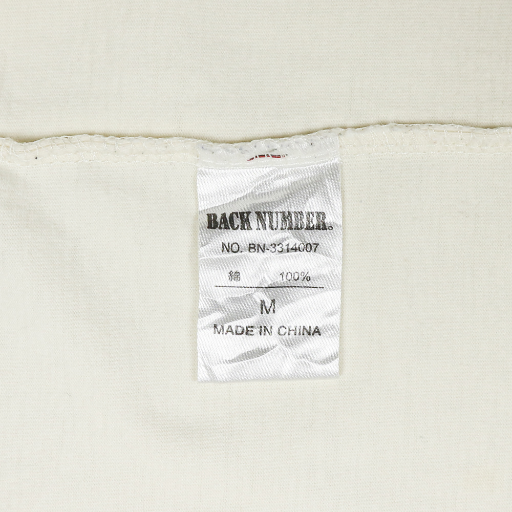 Back Number Brand L/S Graphic T-Shirt Size M