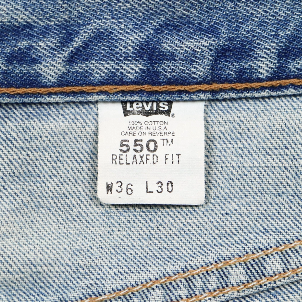 90s Levi's 550 Made in USA Denim Jeans 36