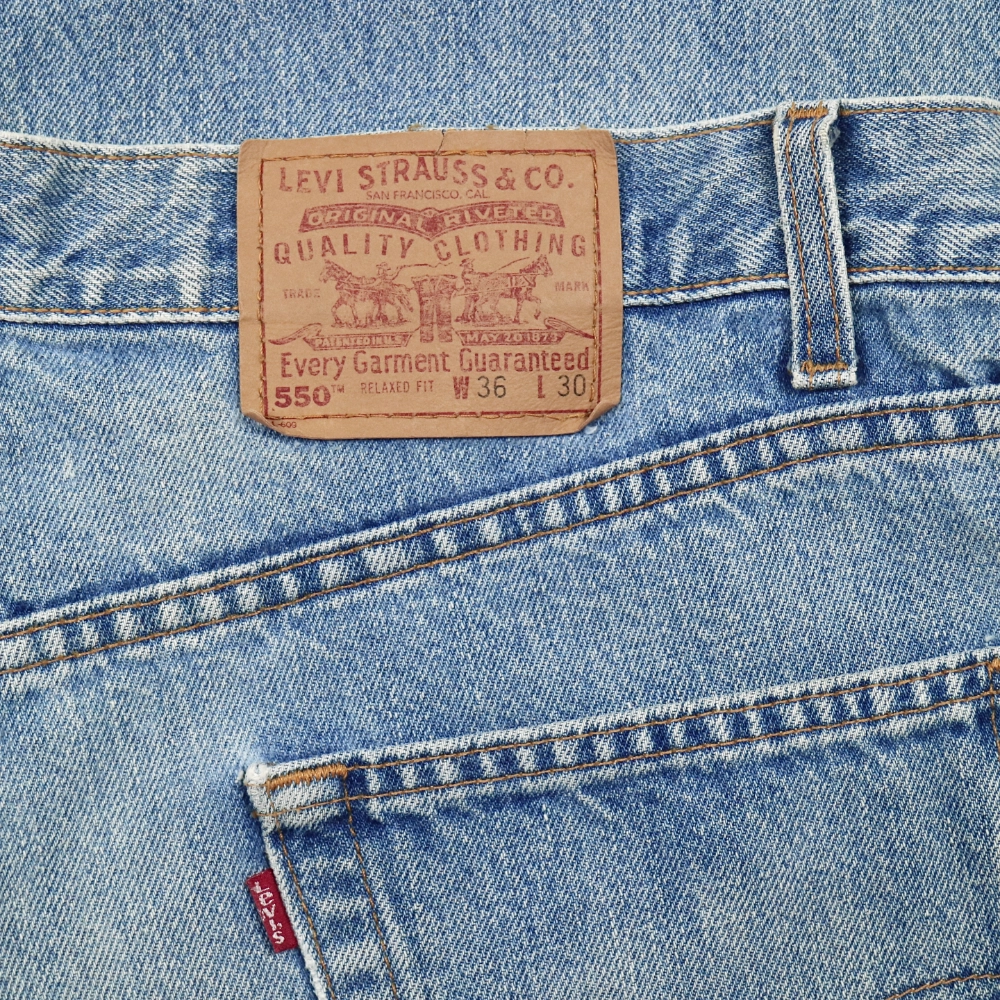 90s Levi's 550 Made in USA Denim Jeans 36