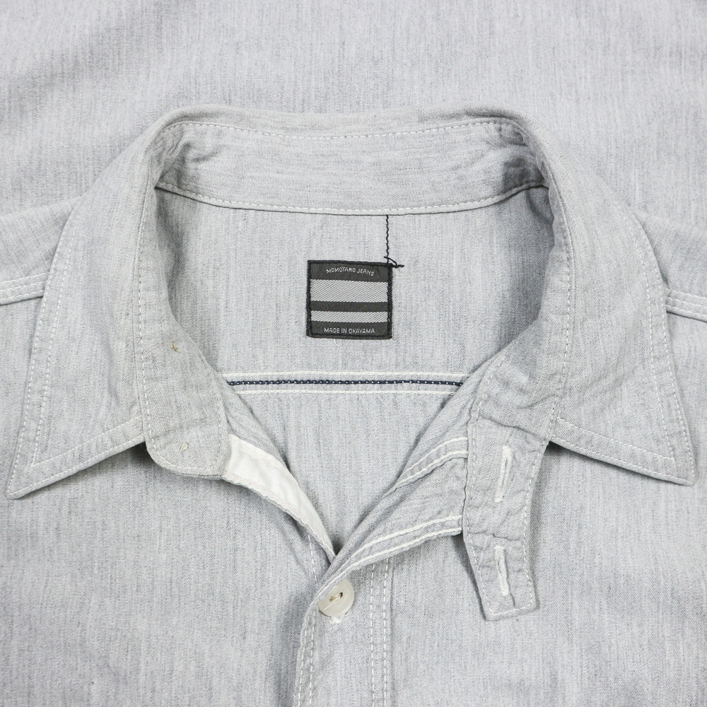 Momotaro Japan Chambray Work Shirt Size M