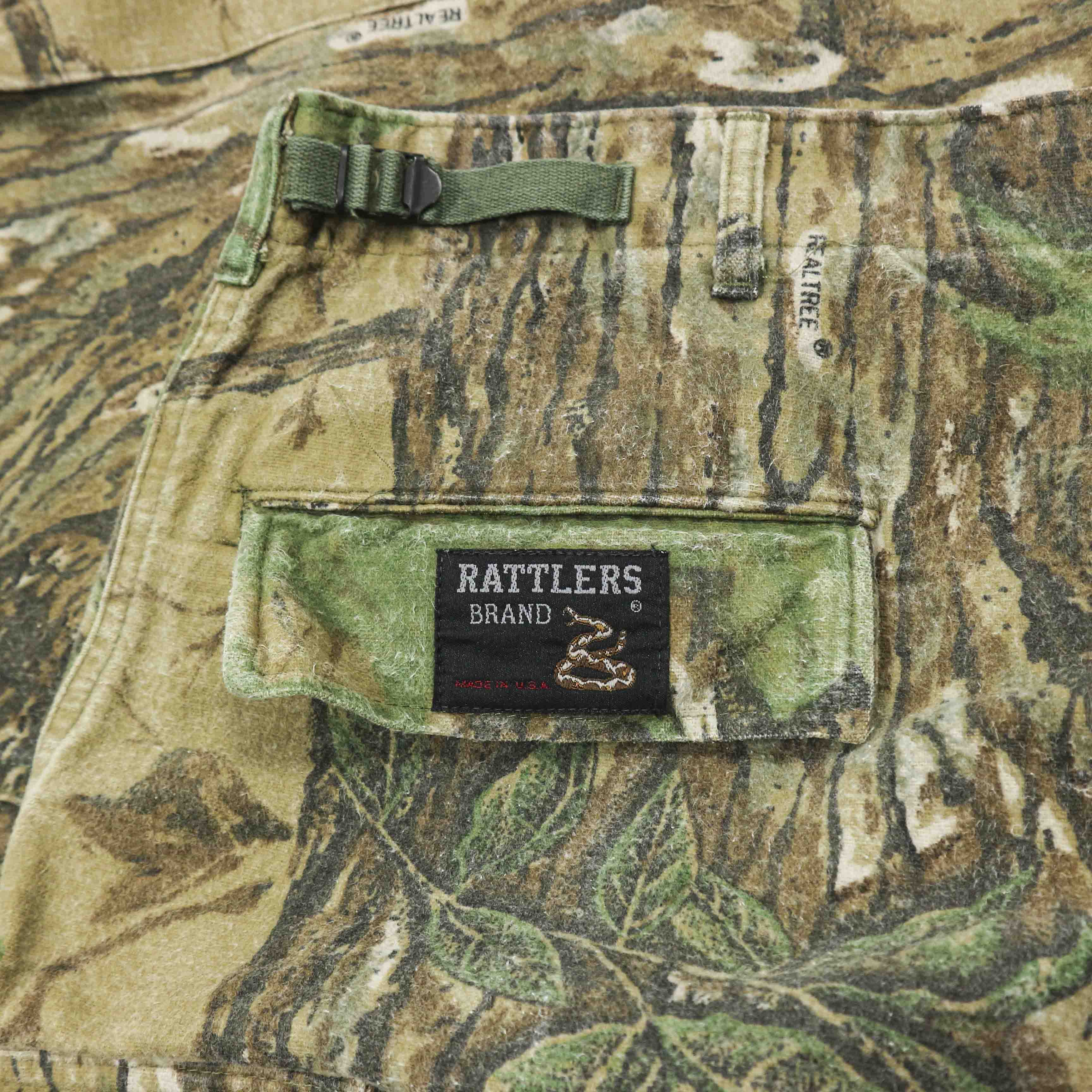 Vtg Rattlers USA Realtree Camo Pants Size 40-42