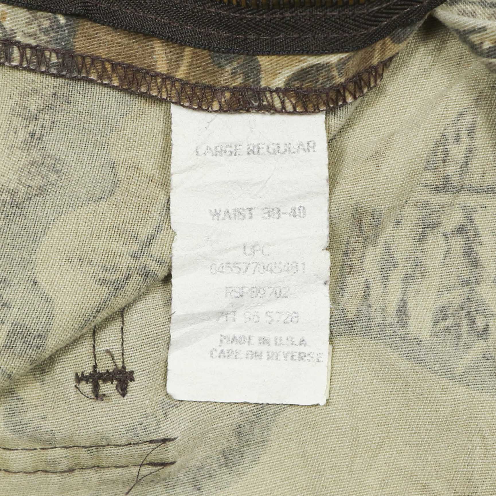 Vtg Liberty USA Realtree Camo Pants Size 38