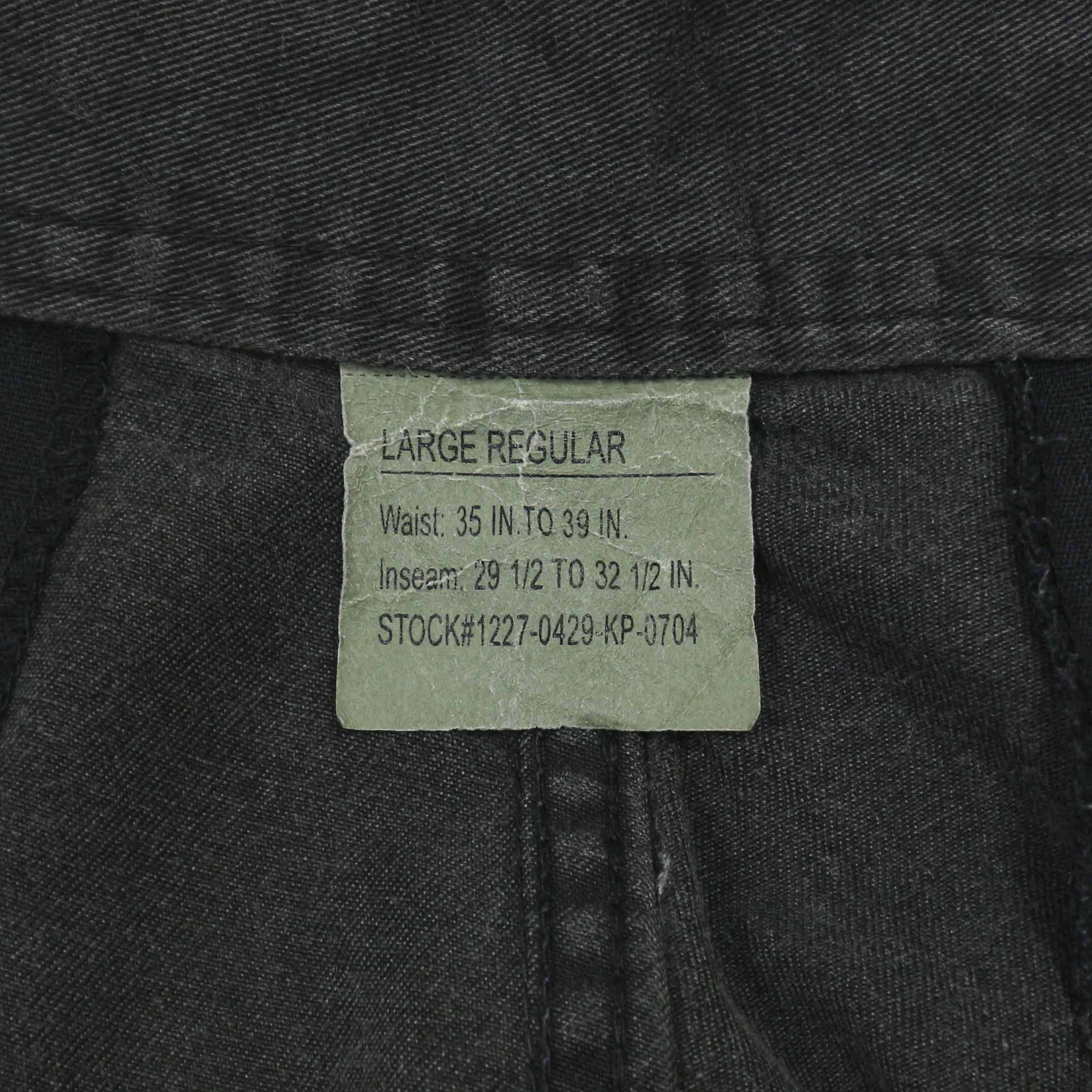 Rothco BDU Black Combat Trousers Size 34-36