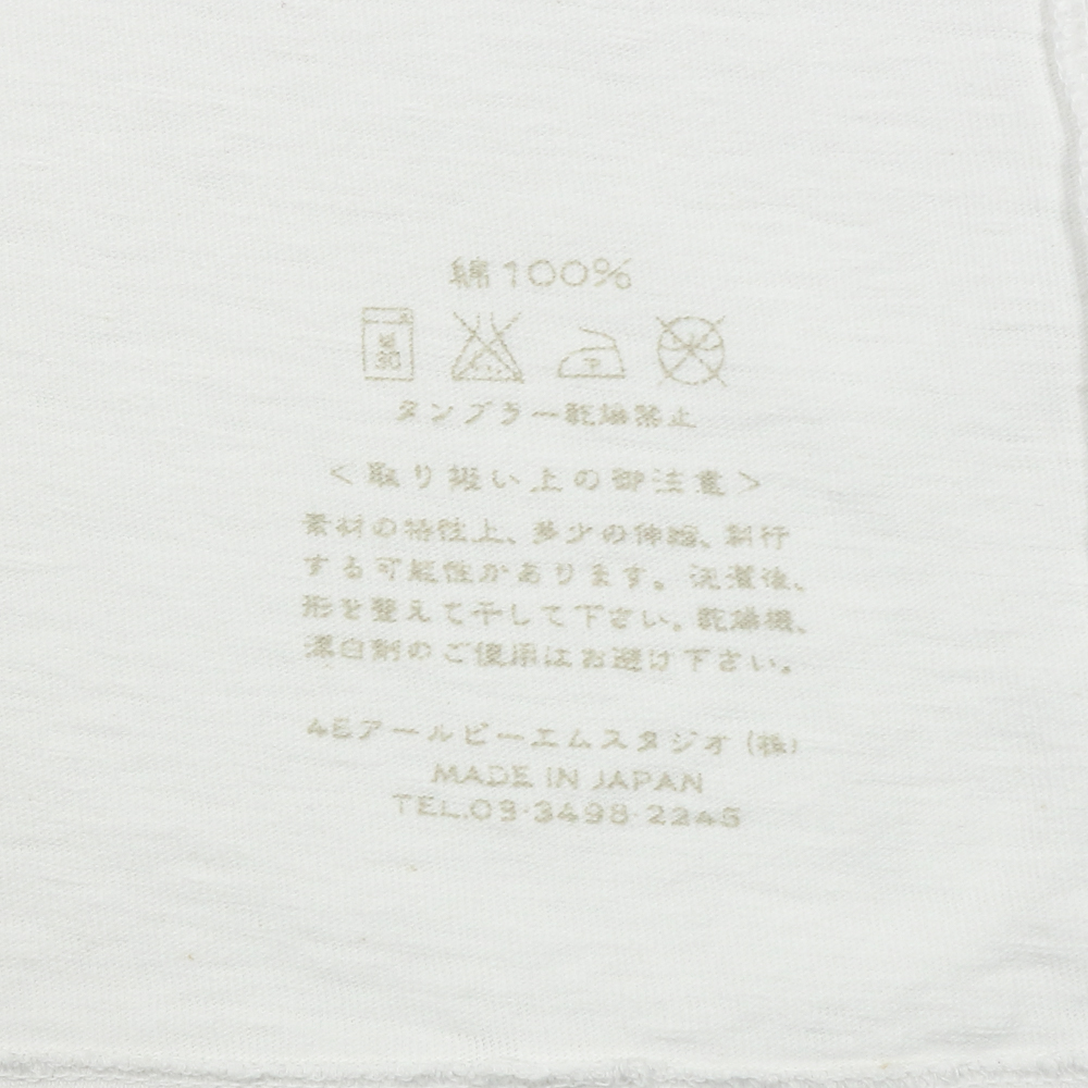 45rpm 45R Japan Made Ringer T-Shirt Size L