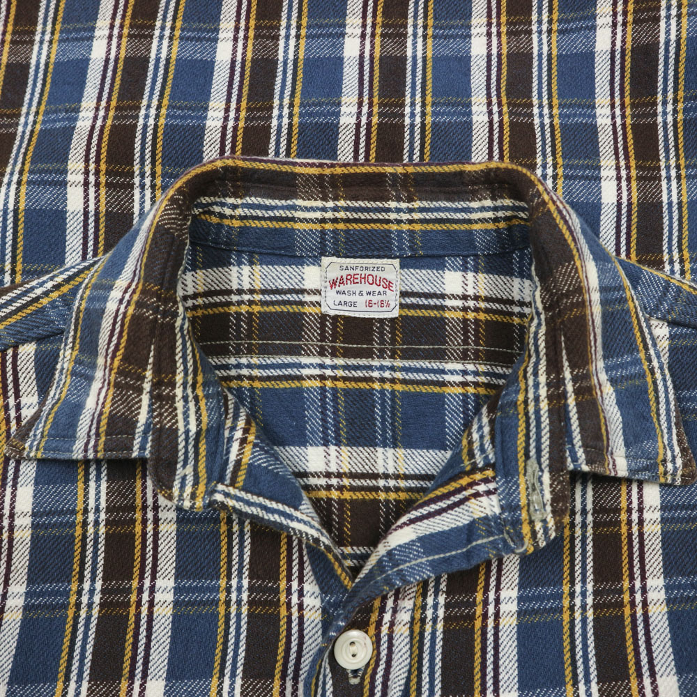 Warehouse Japan Made Heavy Flannel Shirt Size M