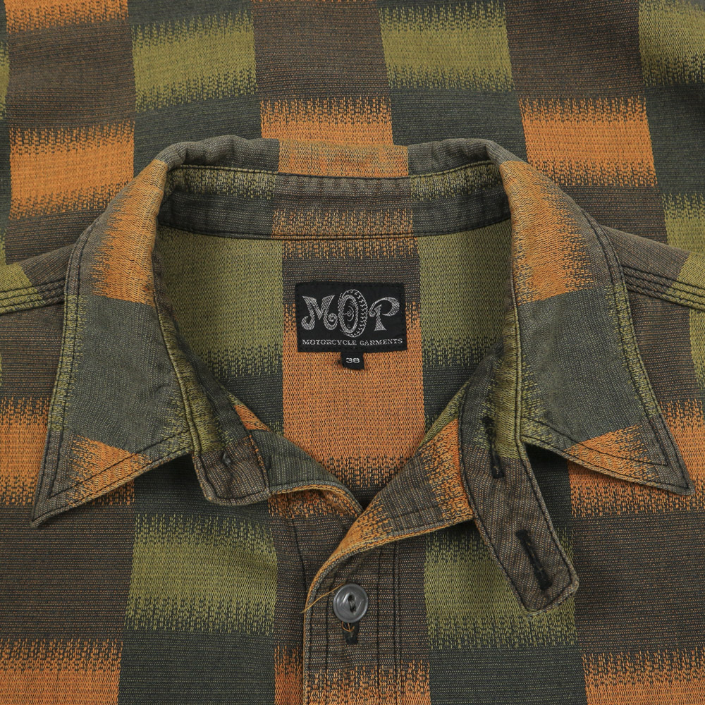 Mom&Pop Japan Made Plaid Work Shirt Size M
