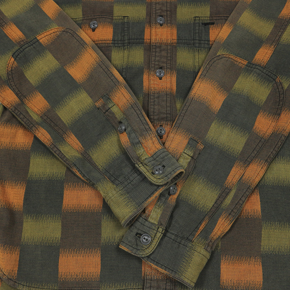 Mom&Pop Japan Made Plaid Work Shirt Size M