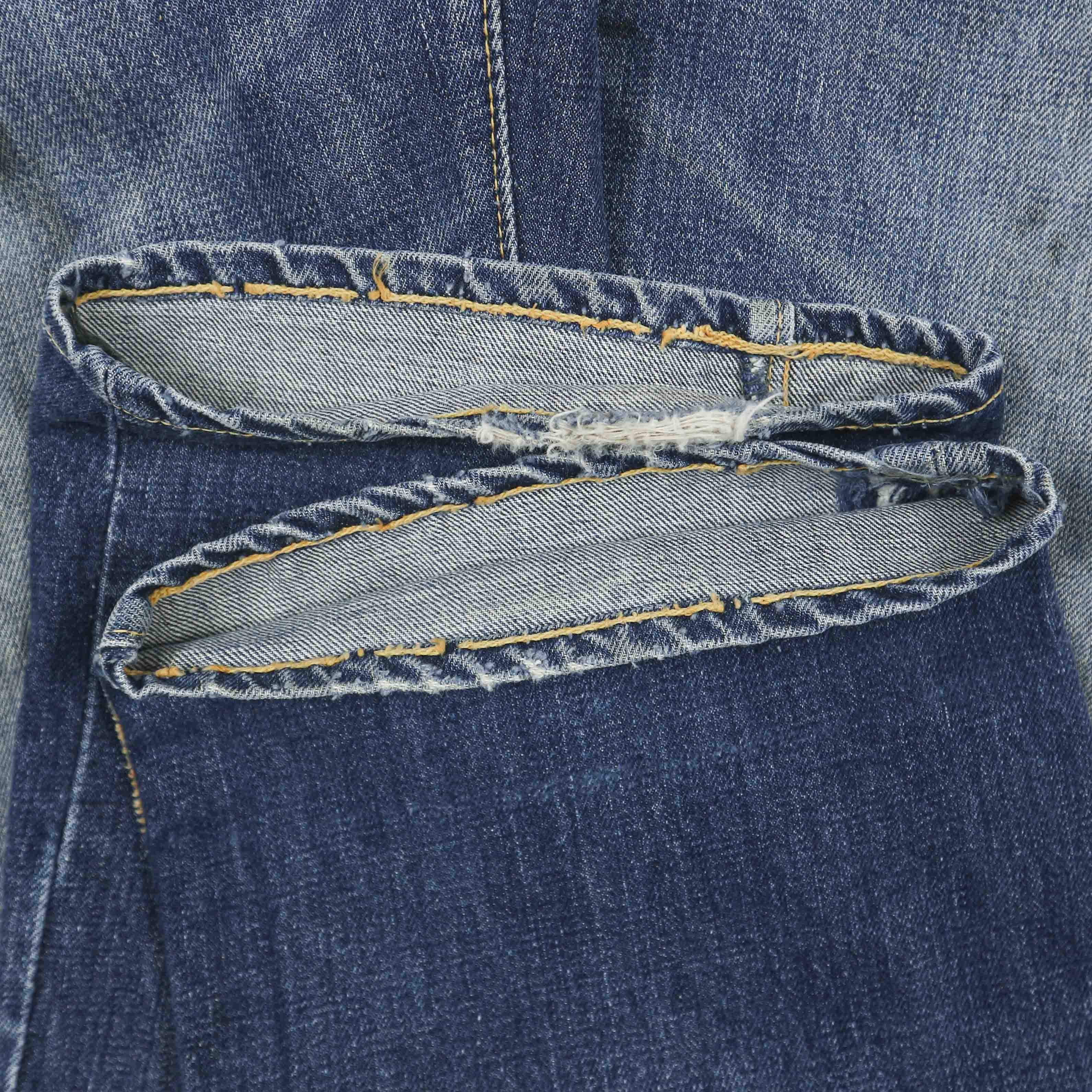 Vtg 80s King Jackson Selvedge Denim Jeans Size 34