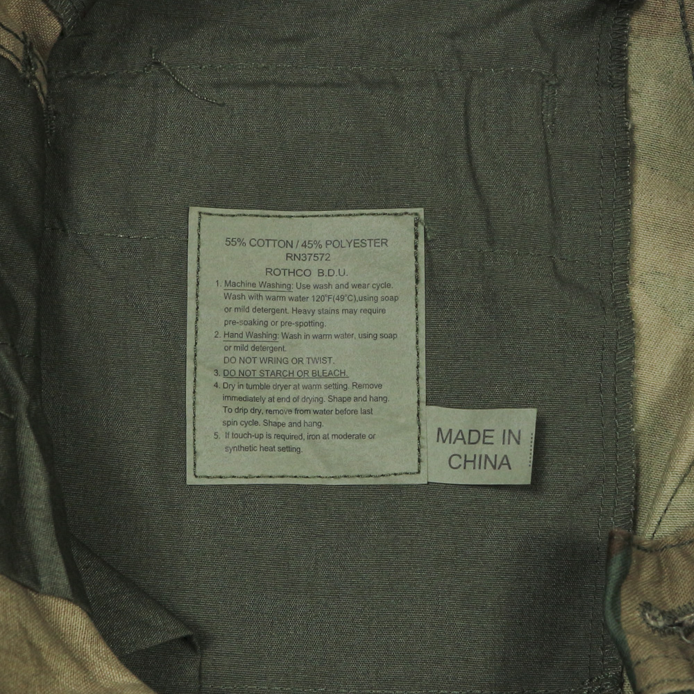 Rothco Woodland Camo Combat Trousers Size XS