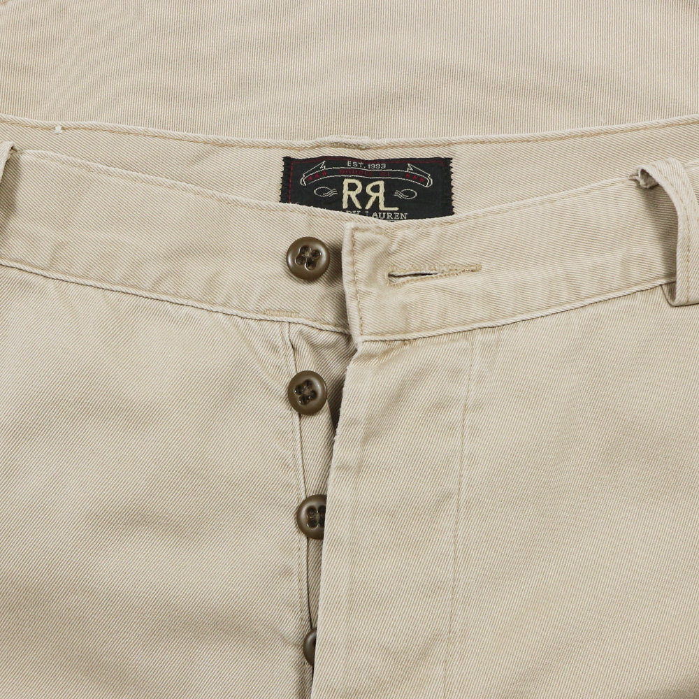 Double RL RRL Made in USA Khaki Shorts Size 32
