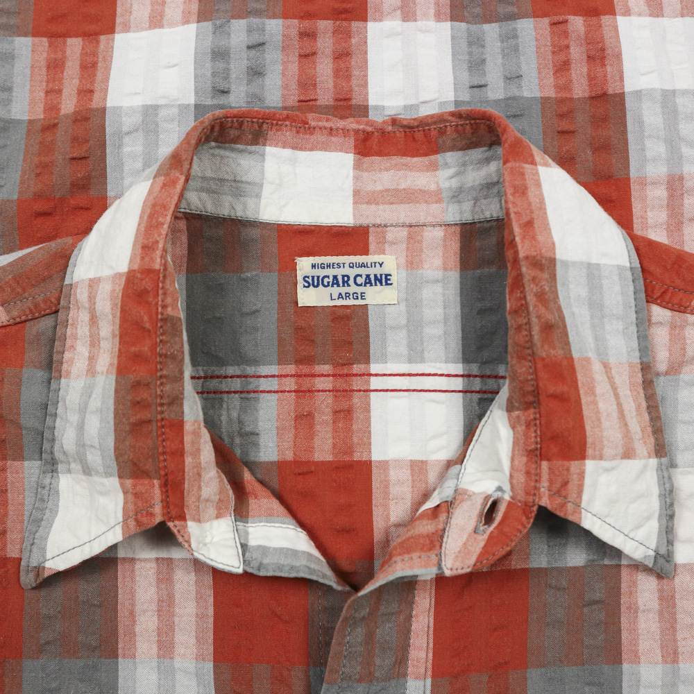 Sugar Cane Made in JP S/S Work Shirt Size L