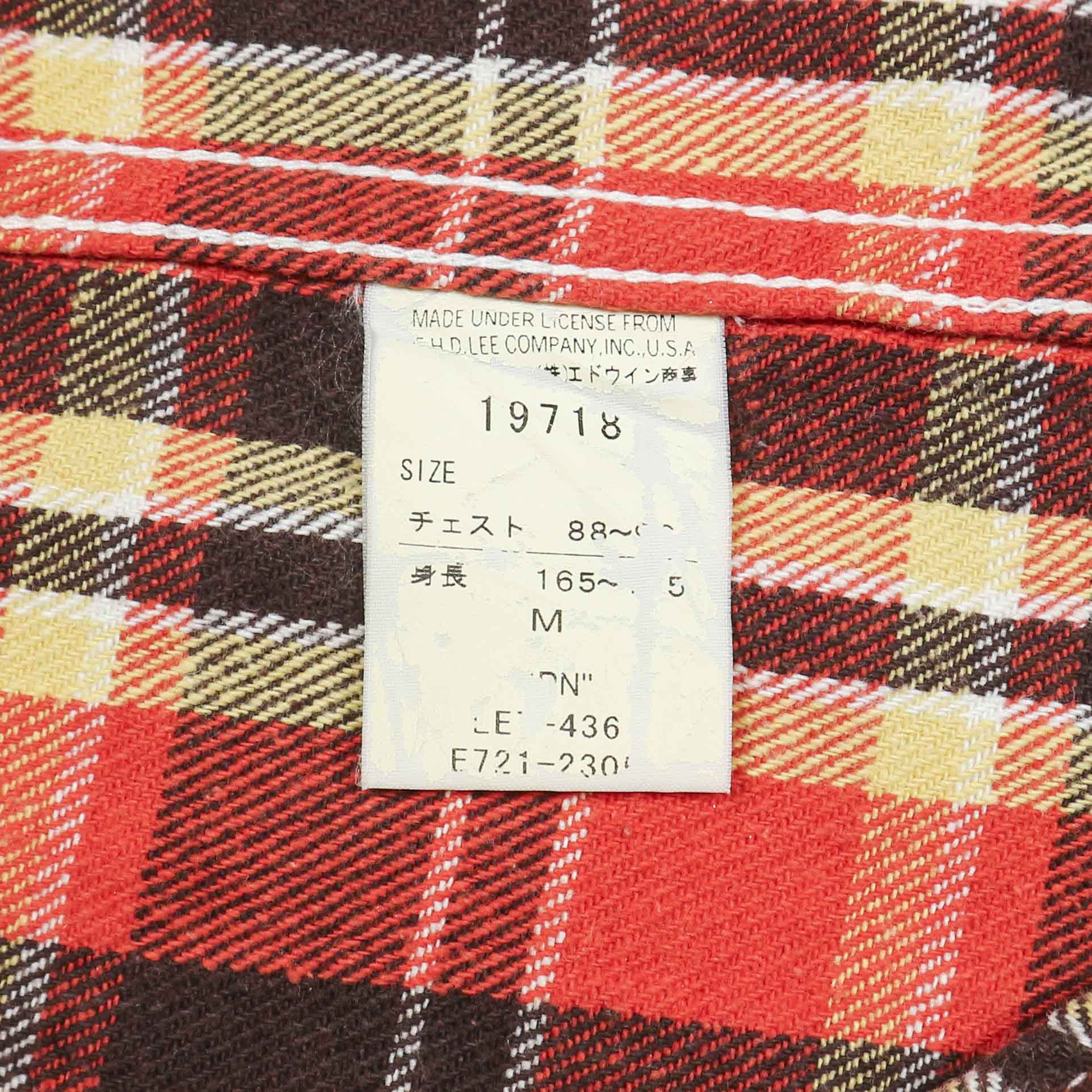 Lee x John’s Tokyo Flannel Western Shirt Size XS