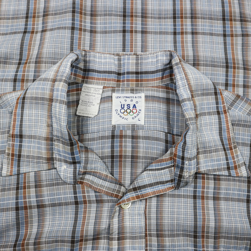 Vintage 80s Levi's USA Olympic Men Shirt Size L