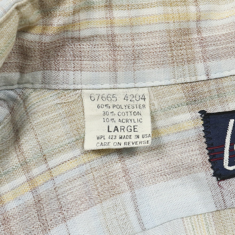Vintage 80s Levi's USA Men Work Shirt Size L