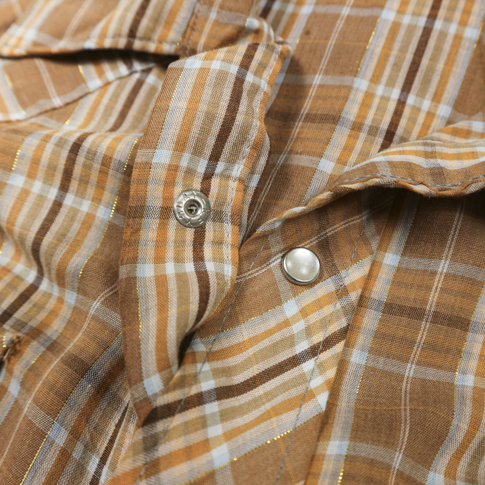 Vintage 70s Miller Short-sleeve Western Shirt Size L