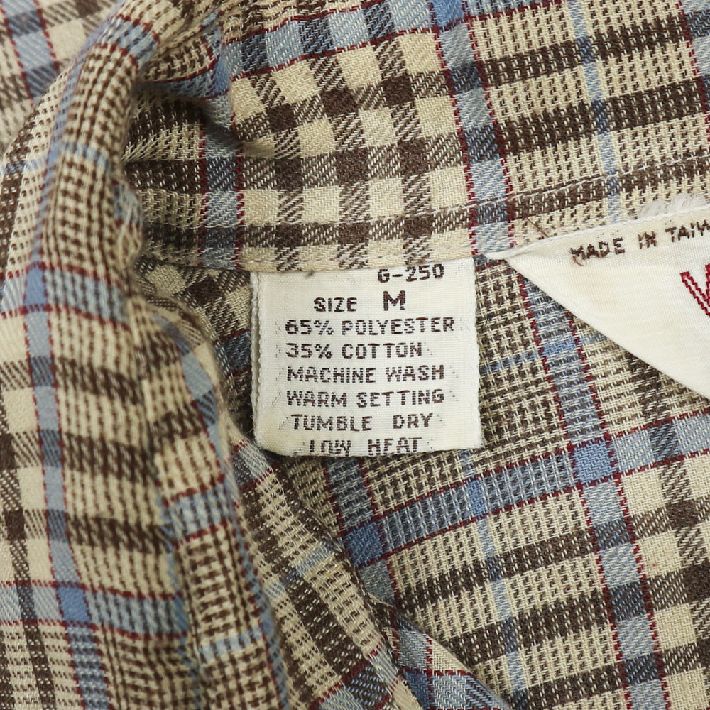 Vintage 70s Levi's Wildfire Label Work Shirt Size M
