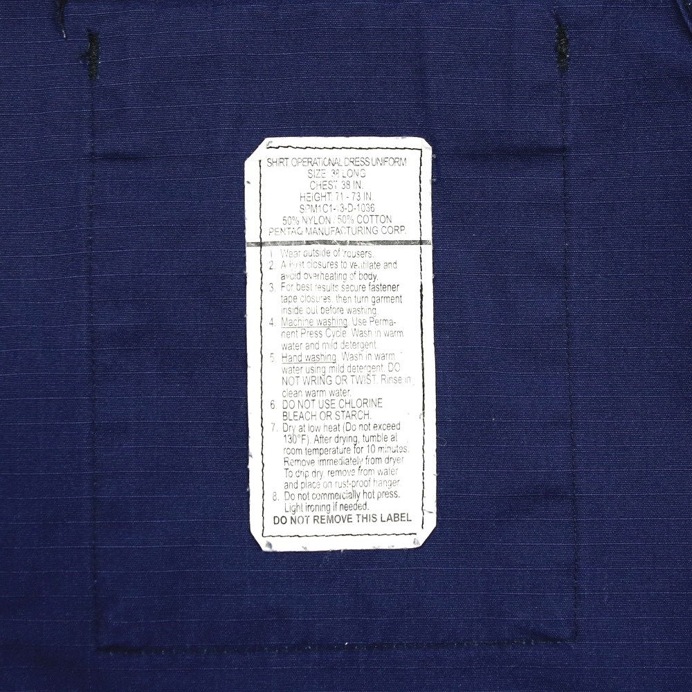 U.S.C.G. by Pentag Mfg Navy Uniform Jacket Size M