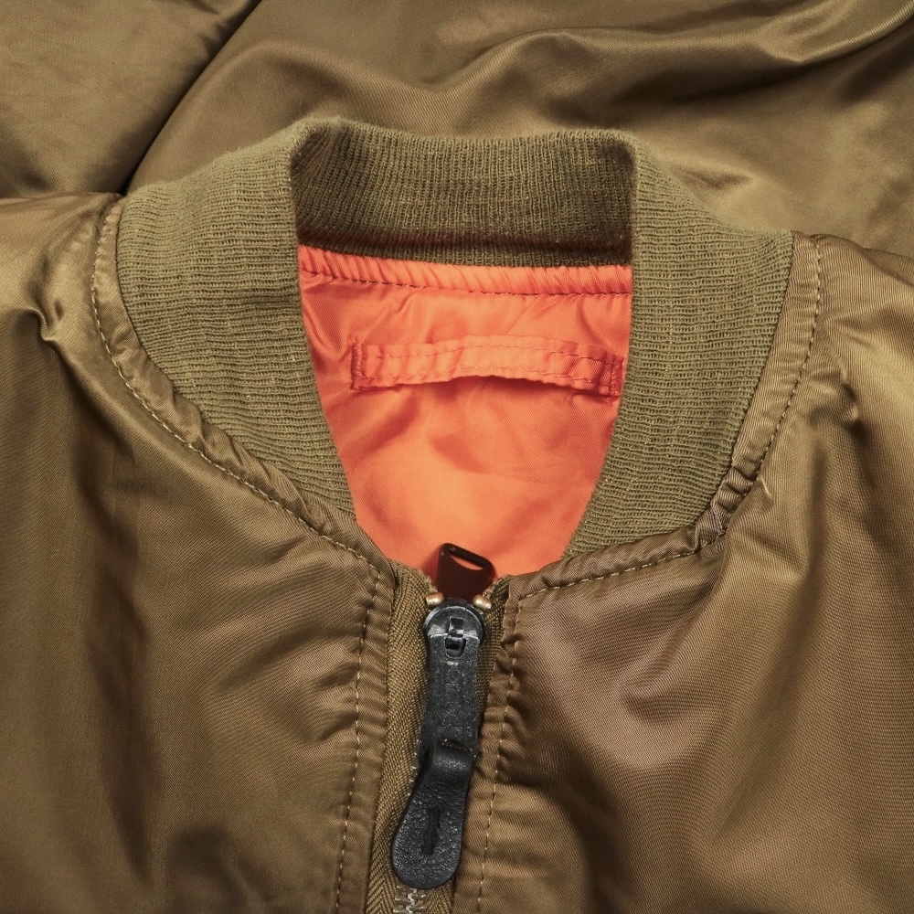 90s Alpha Industries MA-1 Flight Jacket Made in USA Size L