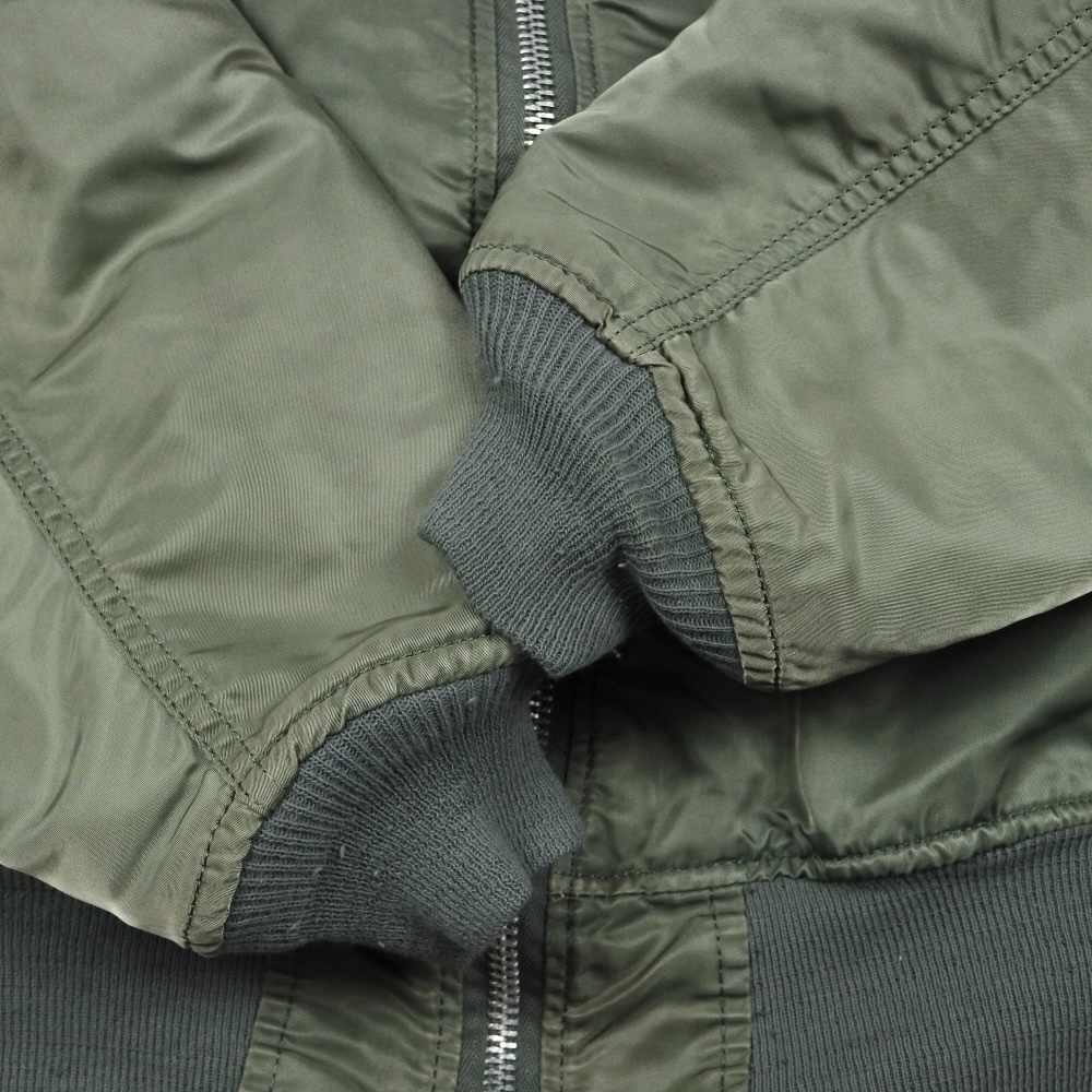 90s Alpha Industries MA-1 Flight Jacket Made in USA Size XL