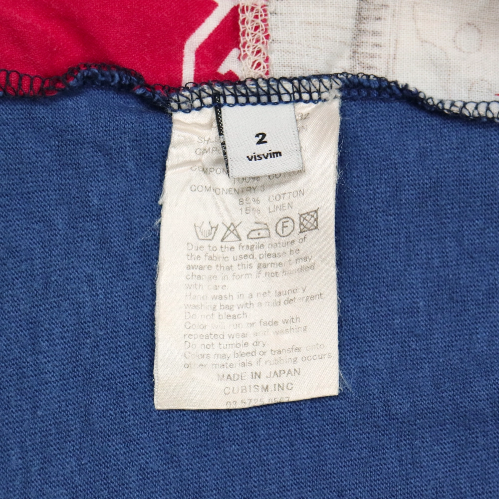 Visvim Japan Bandana Tee Shirt Size 2