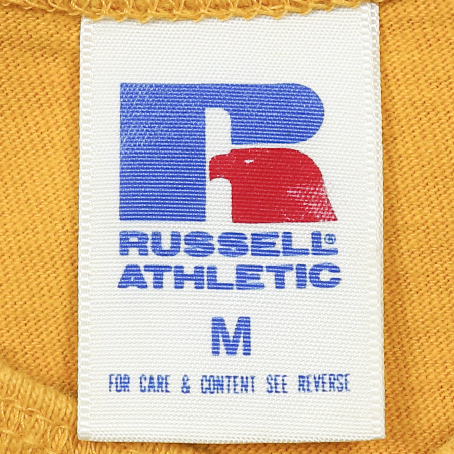 Russell Athletic Japan Made Henley T-Shirt Size M