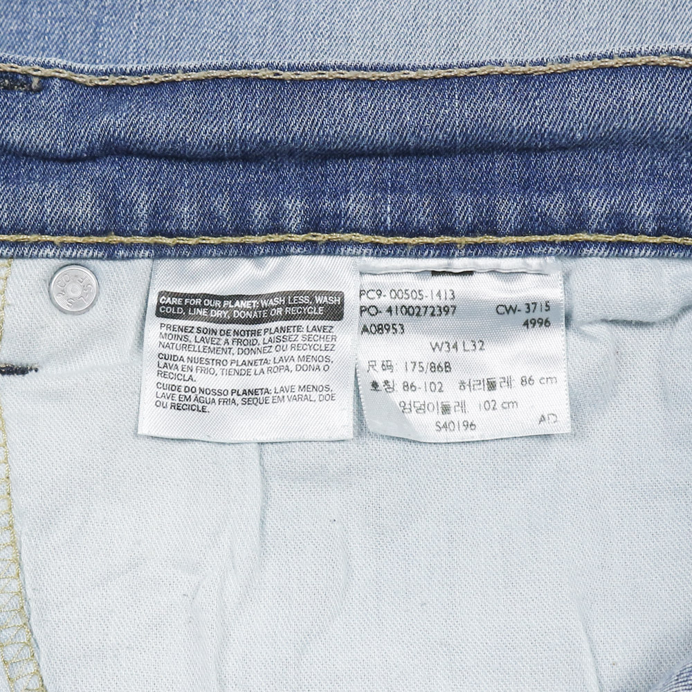 2010s Levi's 505 Stretch Denim Jeans Size 34