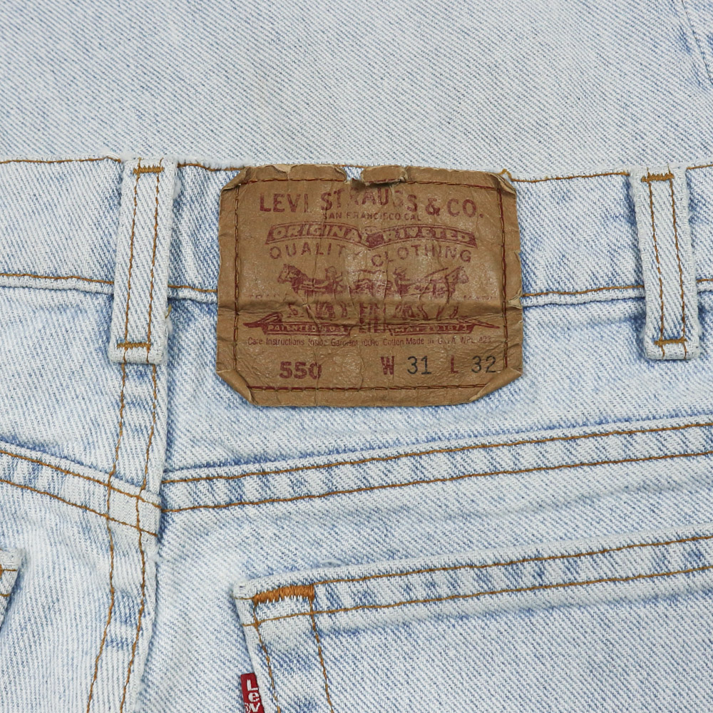 90s Levi's 550 Made in USA Denim Jeans Size 30