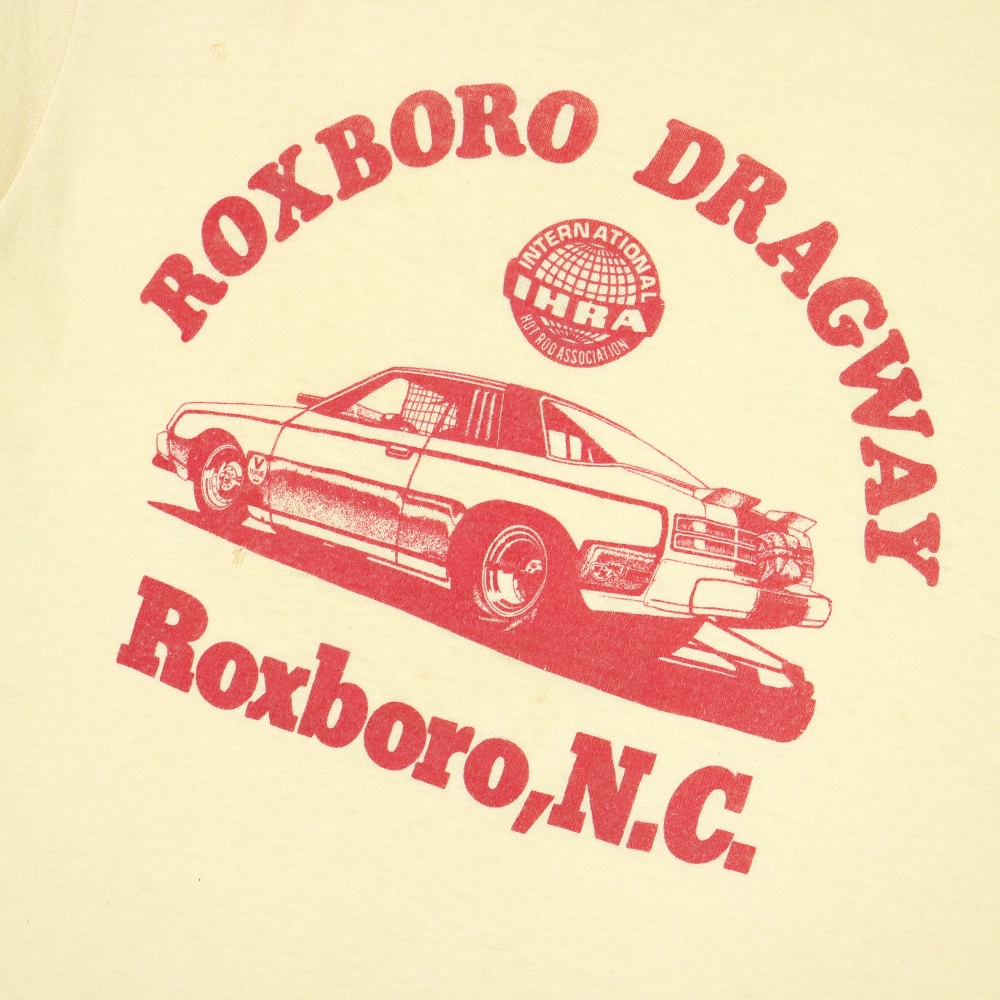 Vintage 80s Hanes Dragway Tee Shirt Size S