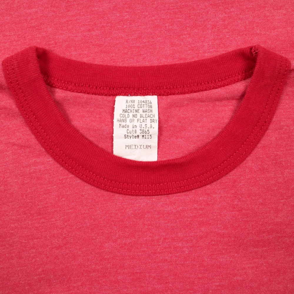 88Tees USA Made Ringer Tee Shirt Size M