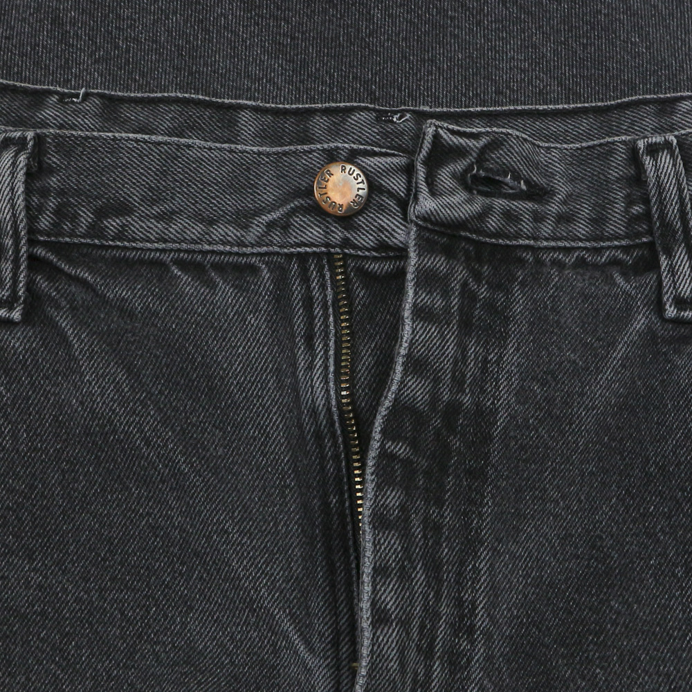 00s Rustler Black Denim Worker Jeans Size 36