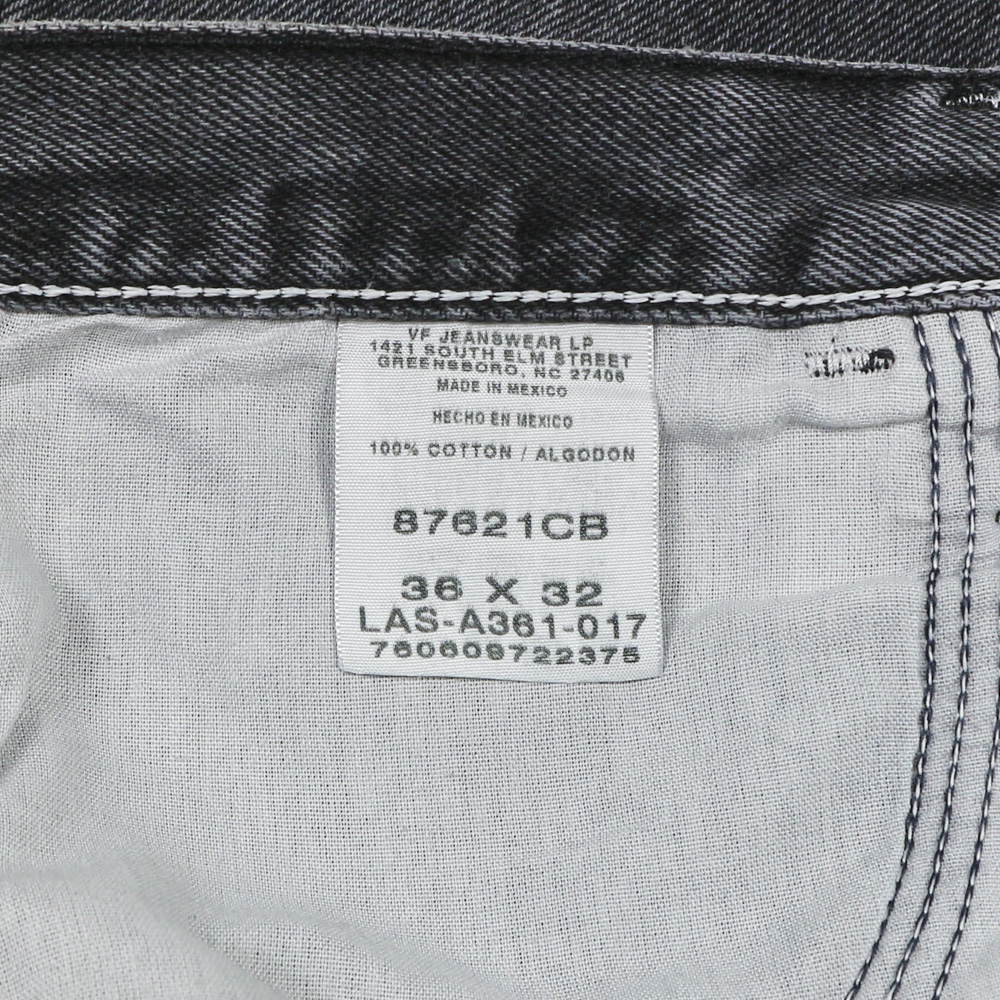 00s Rustler Black Denim Worker Jeans Size 36
