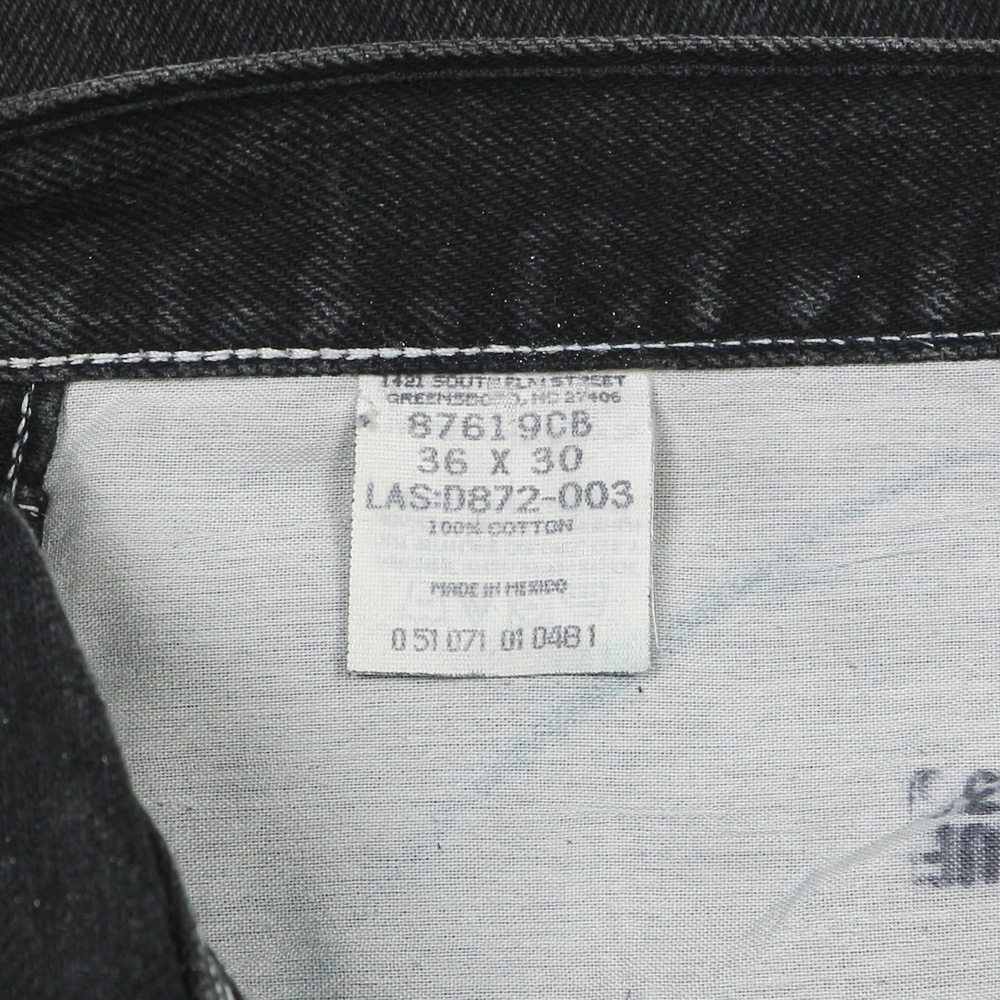 90s Rustler Black Denim Worker Jeans Size 36