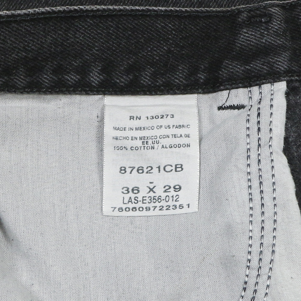 00s Rustler Black Denim Worker Jeans Size 36
