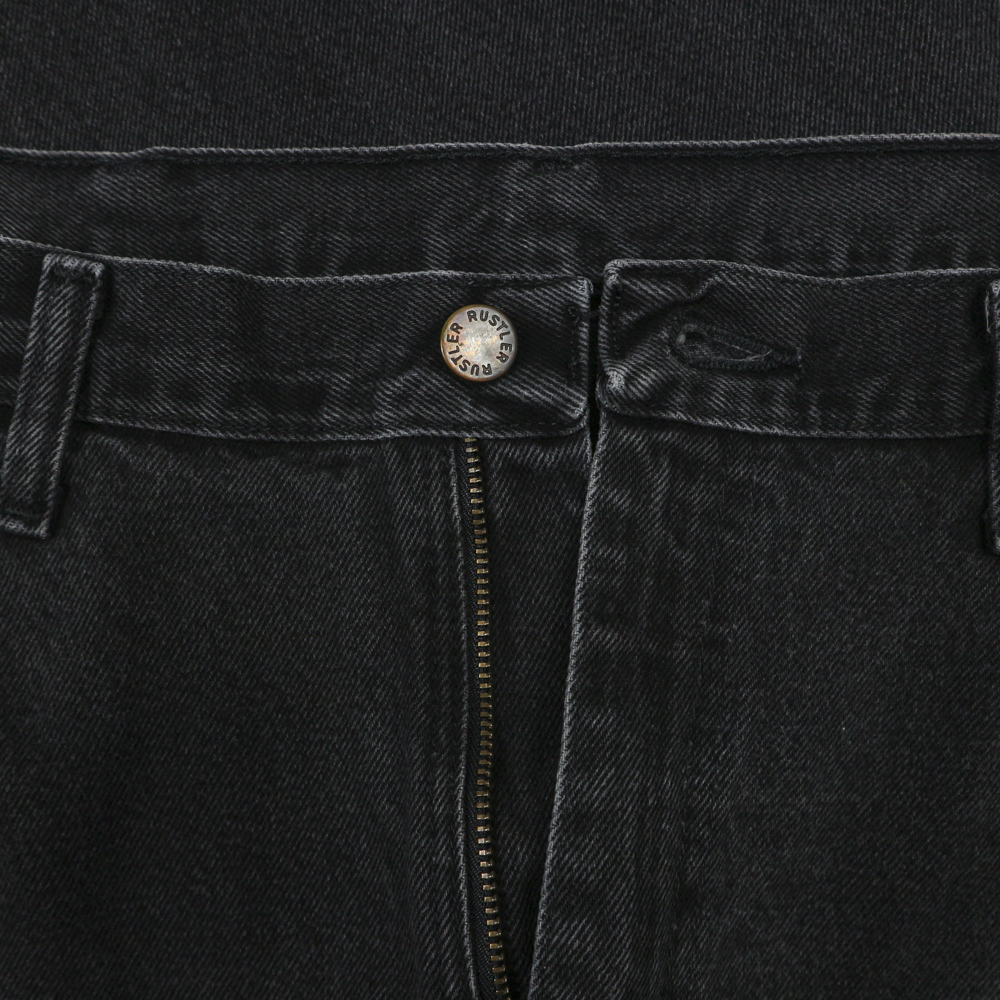 00s Rustler Black Denim Worker Jeans Size 36