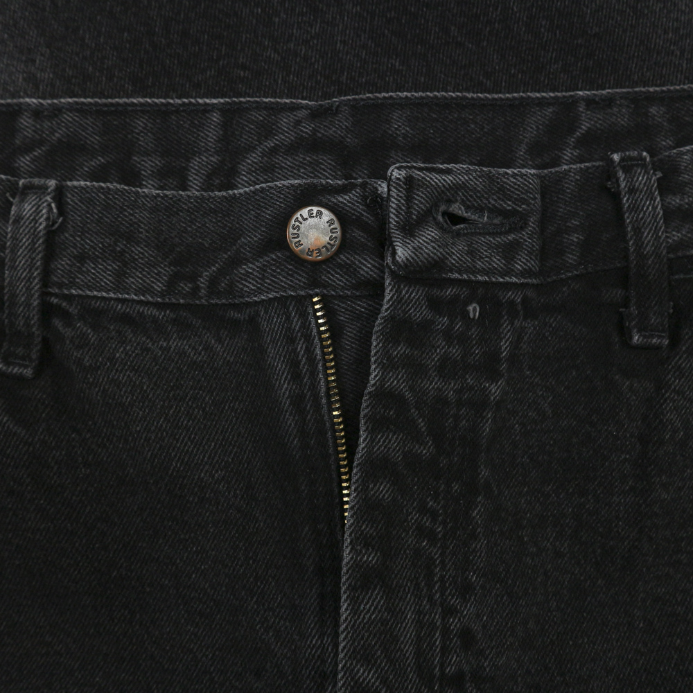 00s Rustler Black Denim Worker Jeans Size 36
