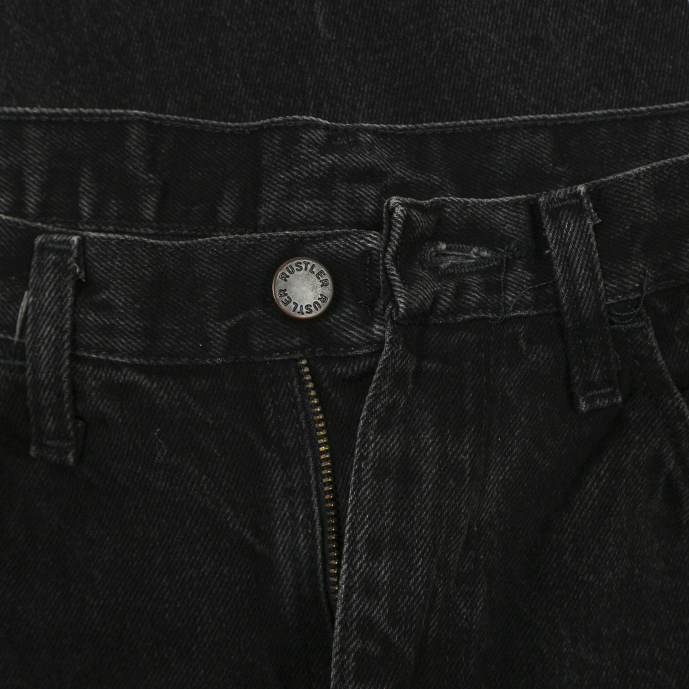 00s Rustler Black Denim Worker Jeans Size 29