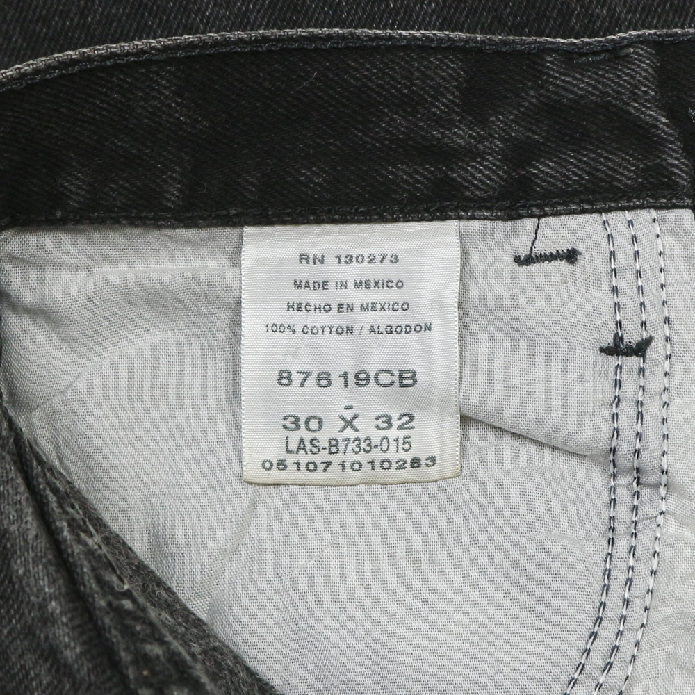 00s Rustler Black Denim Worker Jeans Size 29